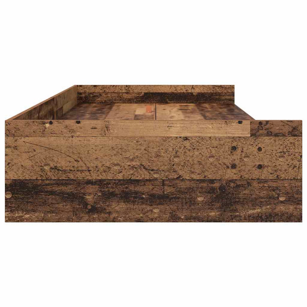 Bettrahmen Altholz 80x200 cm mit Kopfteil