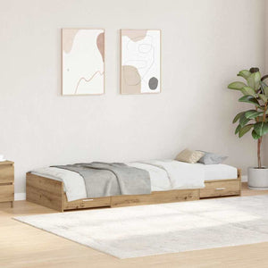 Bettrahmen Artisan-Eiche 80x200 cm