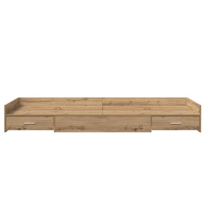 Bettrahmen Artisan-Eiche 80x200 cm