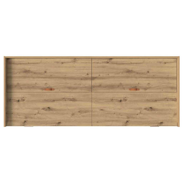 Bettrahmen Artisan-Eiche 80x200 cm