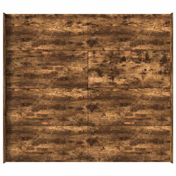 Aufbewahrungsbett 200x200 cm Geräucherte Eiche