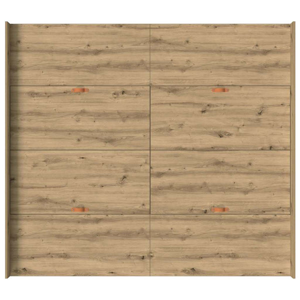 Aufbewahrungsbettgestell Eiche 200x200 cm