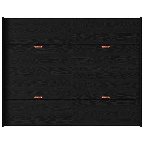 Bettgestell mit Stauraum 150x200 cm Eichen-Optik