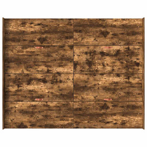 Bettgestell mit Stauraum Geräucherte Eiche 150x200