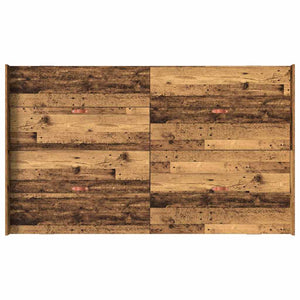 vidaXL Storage Bed Frame Reclaimed Wood 120 x 200 cm Engineered Wood