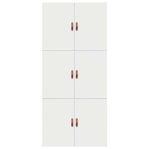 vidaXL Storage Bed Frame White 90 x 200 cm Engineered Wood