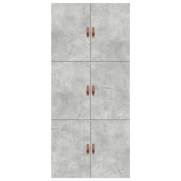 vidaXL Storage Bed Frame Concrete Grey 90 x 200 cm Engineered Wood
