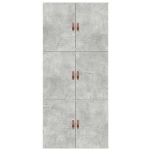 vidaXL Storage Bed Frame Concrete Grey 100 x 200 cm Engineered Wood