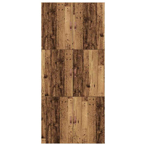 vidaXL Storage Bed Frame Reclaimed Wood 100 x 200 cm Engineered Wood
