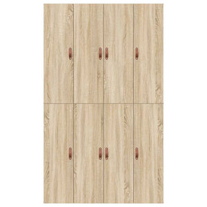 vidaXL Storage Bed Frame with Storage Sonoma Oak 120 x 200 cm