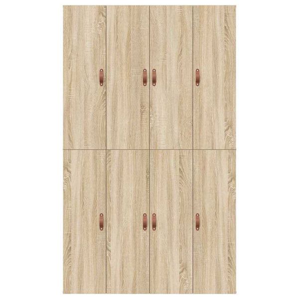 vidaXL Storage Bed Frame with Storage Sonoma Oak 120 x 200 cm