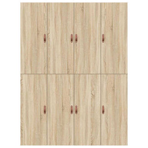vidaXL Storage Bed Frame with Storage Sonoma Oak 150 x 200 cm