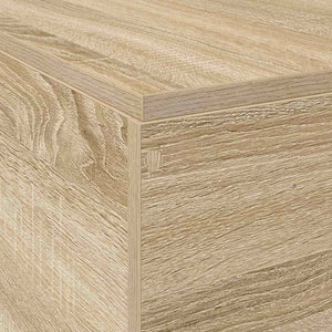 vidaXL Storage Bed Frame with Storage Sonoma Oak 120 x 190 cm