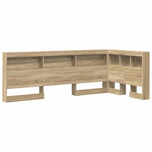 vidaXL Storage Headboard Sonoma Oak 80 cm Engineered Wood
