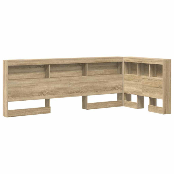vidaXL Storage Headboard Sonoma Oak 80 cm Engineered Wood
