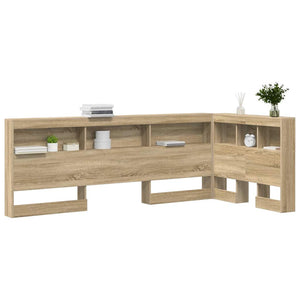 vidaXL Storage Headboard Sonoma Oak 80 cm Engineered Wood