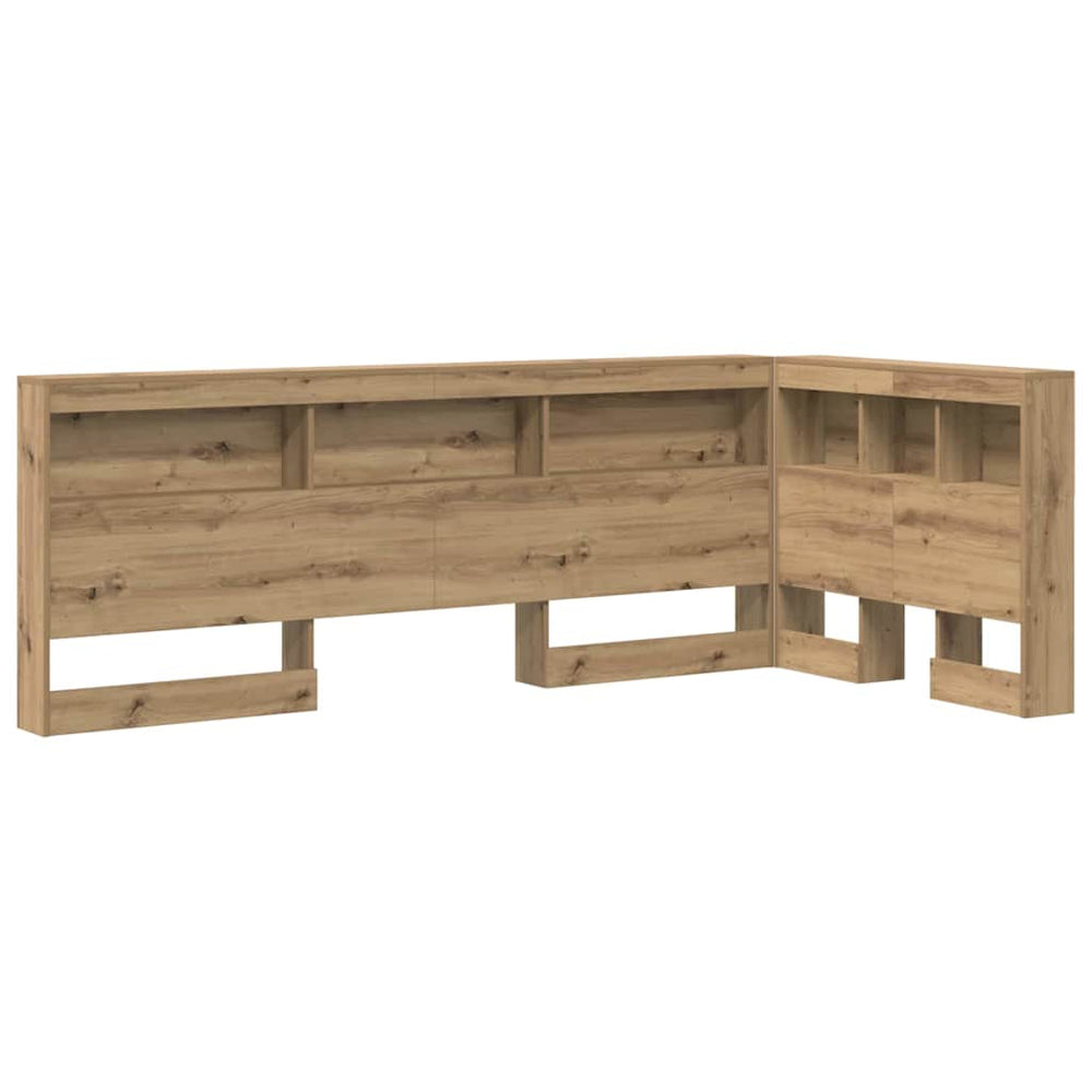 vidaXL Storage Headboard Artisan Oak 80 cm Engineered Wood