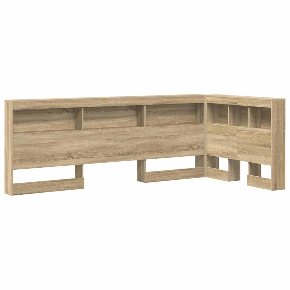 vidaXL Storage Headboard Sonoma Oak 90 cm Engineered Wood