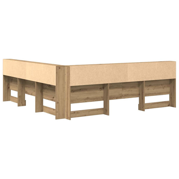 Aufbewahrungskopfteil Eiche 200 cm