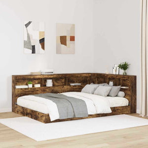 Aufbewahrungskopfteil Geräucherte Eiche 140 cm