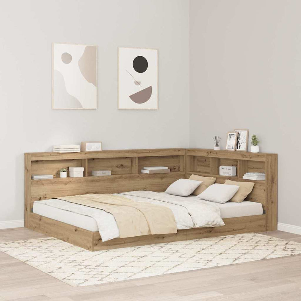 Aufbewahrungskopfteil Eiche 140 cm
