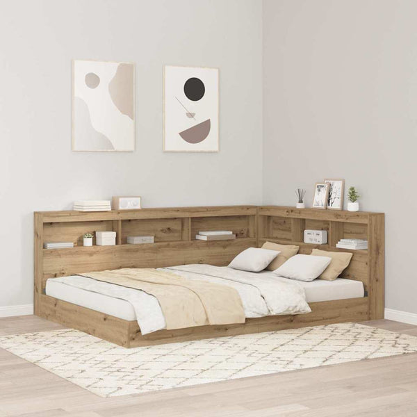 Aufbewahrungskopfteil Eiche 140 cm