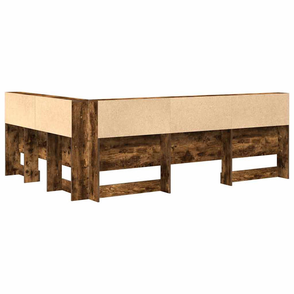 Aufbewahrungskopfteil Geräucherte Eiche 150 cm