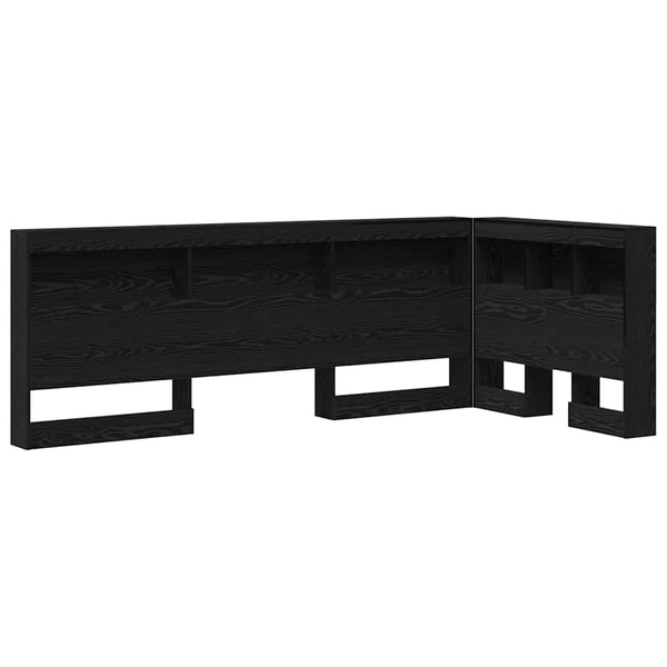 Aufbewahrungskopfteil Schwarz Eiche 75cm