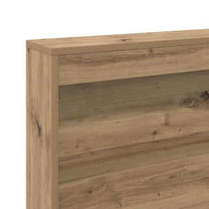 vidaXL Storage Headboard Artisan Oak 135 cm Engineered Wood