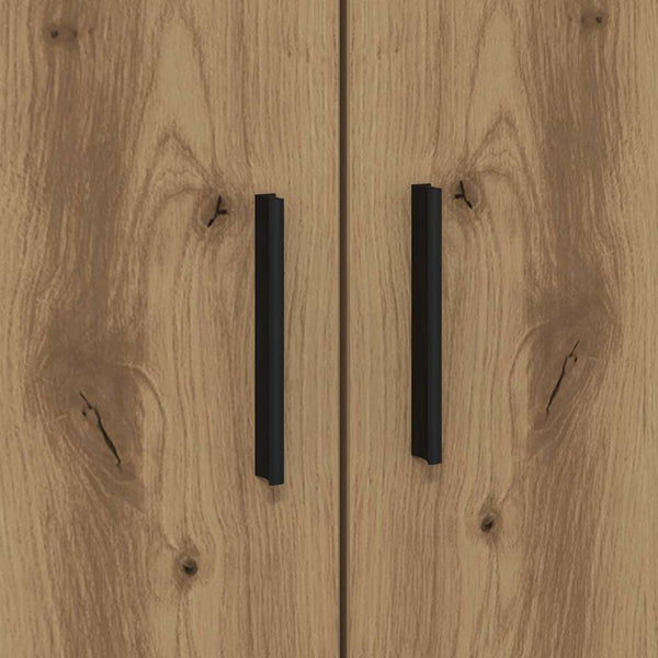 vidaXL Storage Bed Frame Artisan Oak 90 cm Engineered Wood