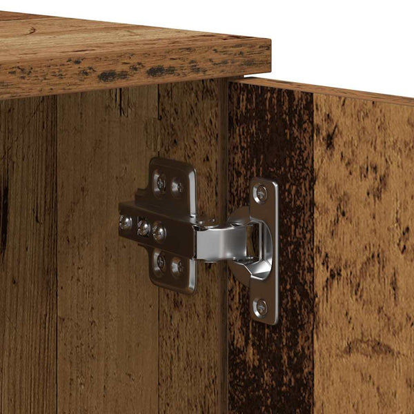 vidaXL Bed with Storage Reclaimed Wood 234 x 103 x 53.5 cm Engineered Wood