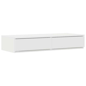 vidaXL Storage Bed Frame with Storage White 80 cm Engineered Wood