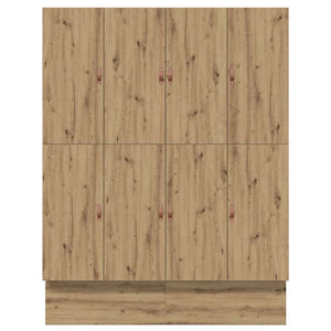 vidaXL Storage Bed Frame Artisan Oak 200 cm Engineered Wood