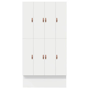 vidaXL Storage Bed Frame with Storage White 120 cm Engineered Wood