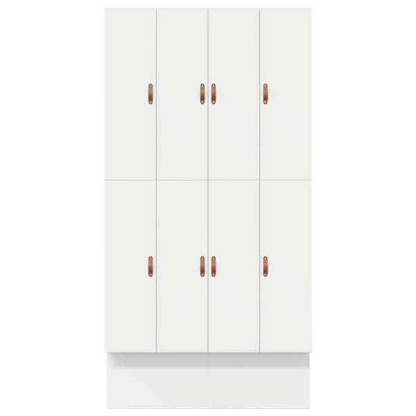 vidaXL Storage Bed Frame with Storage White 120 cm Engineered Wood