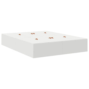 vidaXL Storage Bed Frame with Storage White 150 cm Engineered Wood