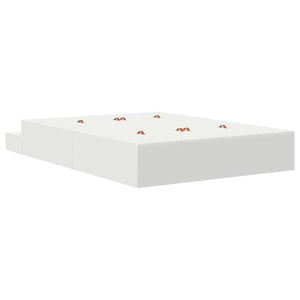 vidaXL Storage Bed Frame with Storage White 150 cm Engineered Wood