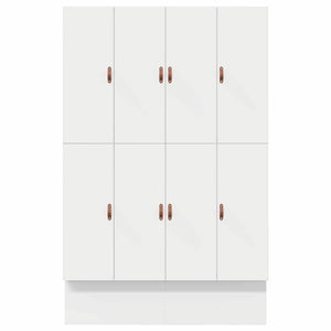 vidaXL Storage Bed Frame with Storage White 150 cm Engineered Wood