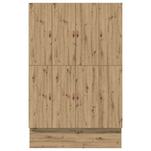 vidaXL Storage Bed Frame Artisan Oak 150 cm Engineered Wood