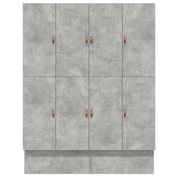 vidaXL Storage Bed Frame Concrete Grey 180 cm Engineered Wood