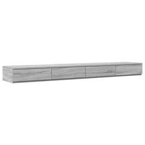 vidaXL Storage Bed Frame Sonoma Grey 180 cm Engineered Wood
