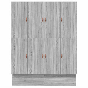 vidaXL Storage Bed Frame Sonoma Grey 180 cm Engineered Wood