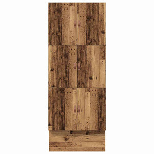 vidaXL Storage Bed Frame Reclaimed Wood 75 cm Engineered Wood