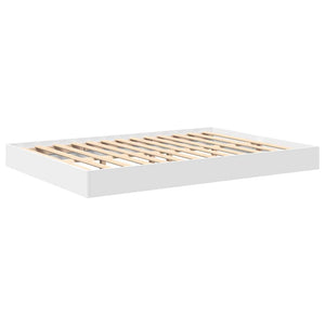 vidaXL Bookcase Bed with Headboard White 160 x 200 cm Engineered Wood