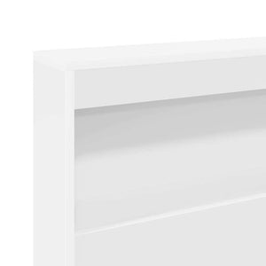 vidaXL Bookcase Bed with Headboard White 180 x 200 cm Engineered Wood