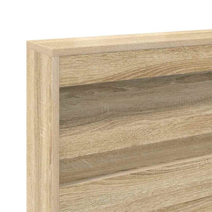 vidaXL Bookcase Bed Sonoma Oak 180 x 200 cm Engineered Wood