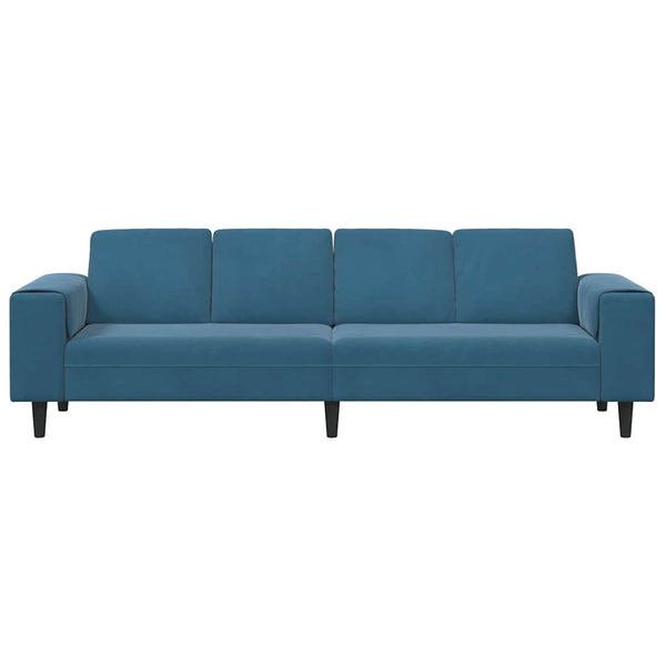 vidaXL Living Room Sofa Blue 250 x 77 x 76 cm