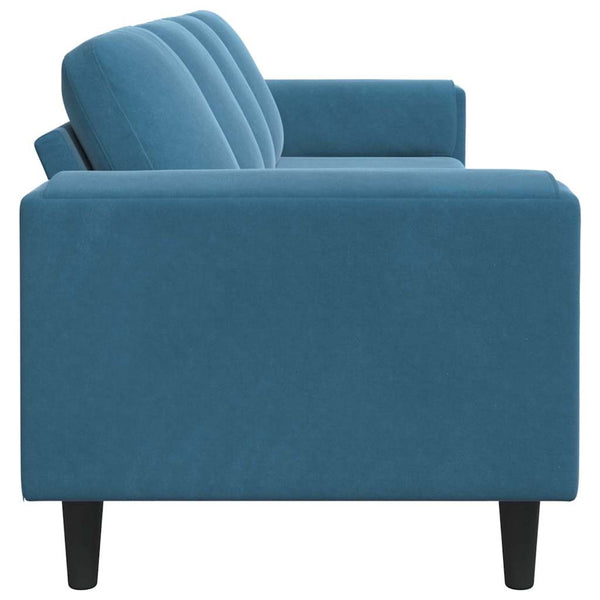 vidaXL Living Room Sofa Blue 250 x 77 x 76 cm