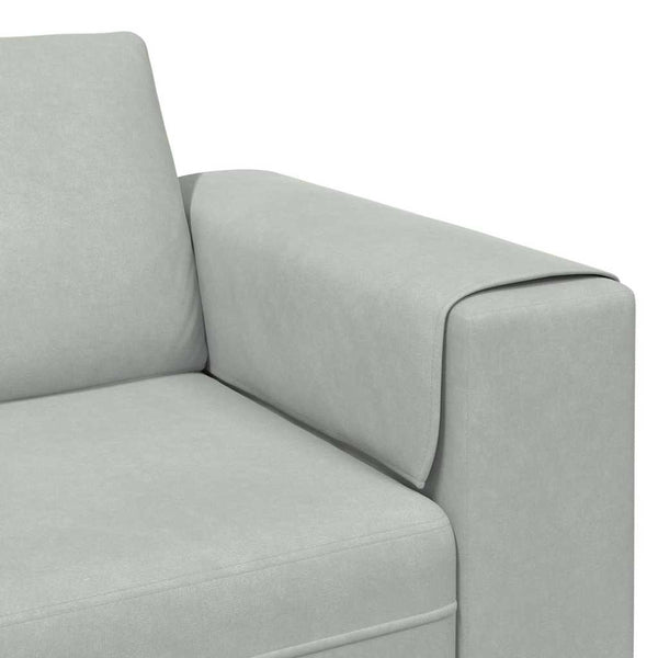 vidaXL Living Room Sofa Light Gray 250 x 77 x 76 cm