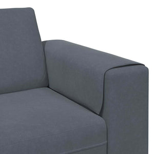 vidaXL Living Room Sofa Dark Grey 250 x 77 x 76 cm